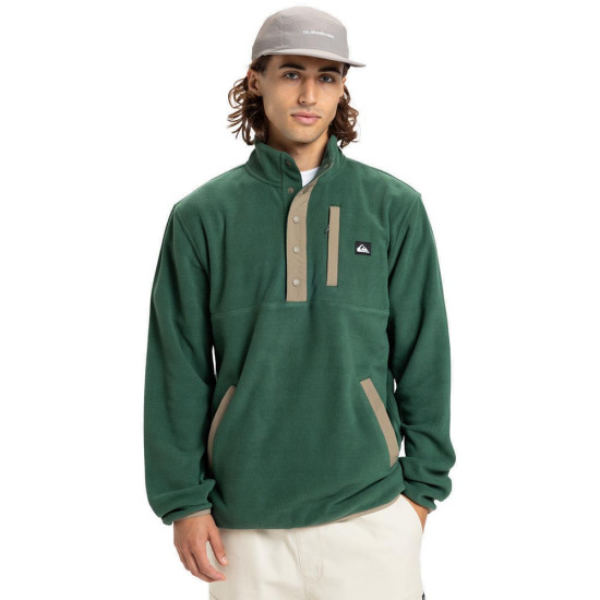 Quiksilver Ανδρική μακρυμάνικη μπλούζα No Destination Hs - Half Opening With Snaps Micro Fleece